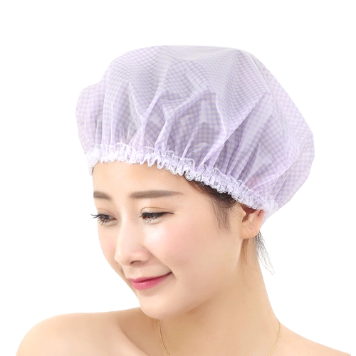 Водонепроницаемая шапочка для душа для взрослых, милая модная матовая шапочка для мытья головы