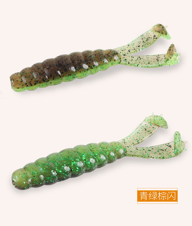 Дорожные суб- приманки 出口精品 浮水羊角t尾波动路亚软饵软虫铅头钩曲柄钩倒钓内德钓组 Luresalon