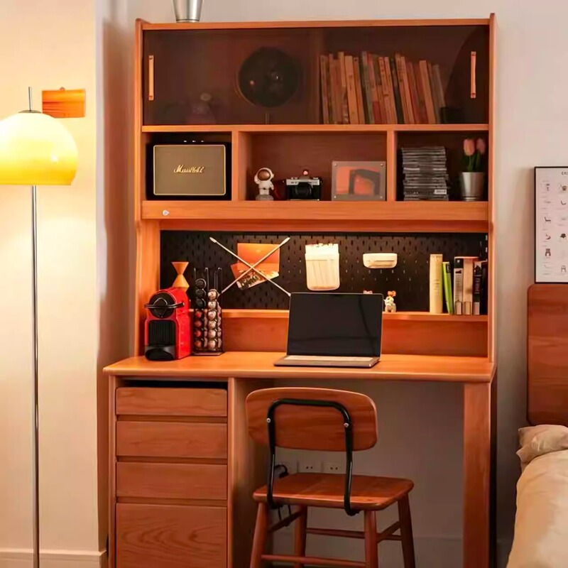 Solid Wood Double Desk, Office Desk, Computer Desk, Writing Desk, Conference Table, Large Desk, Bookshelf, Integrated Study Table Solid Wood Double Desk, Office Desk, Computer Desk, Writing Desk, Conference Table, Large Desk, Bookshelf, Integrated Study Table