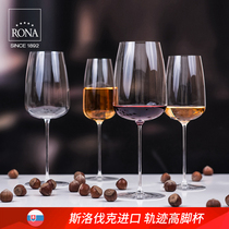 RONA European imported household wine glasses large goblet pair drinking cups wine glasses glass wine set