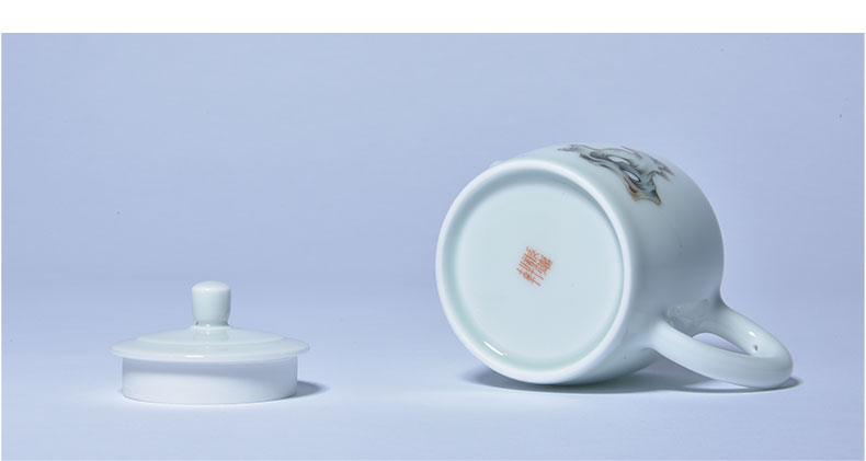 Cheng DE hin upscale boutique kung fu tea set, jingdezhen ceramic landscape teapot 44 hand - made of enamel pot of land in fujian