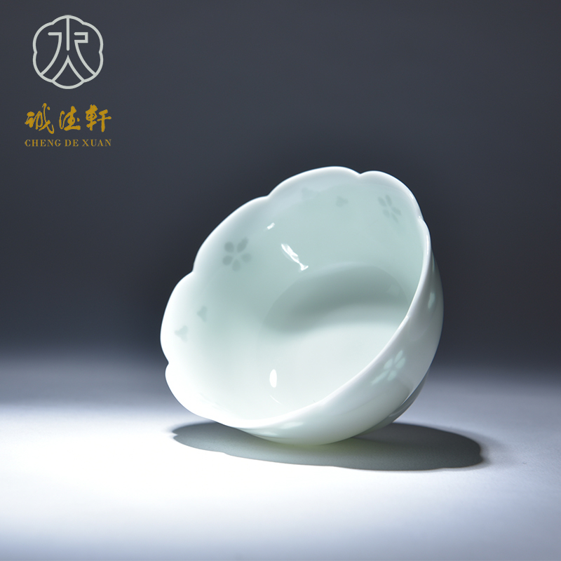 Cheng DE hin ceramic masters cup checking glass boutique single cup 297, linglong cup jasper