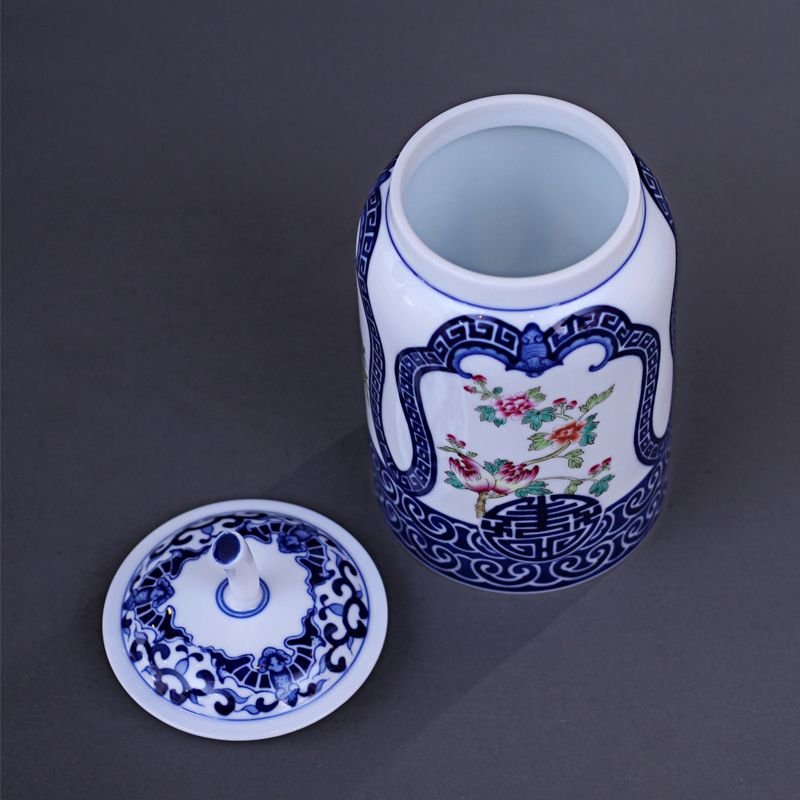 Cheng DE xuan jingdezhen ceramics powder enamel caddy fixings tea pot dou 45 three color photos