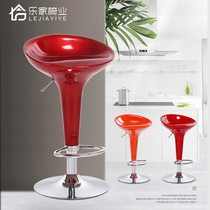 Bar stool Modern simple household high stool Lifting stool Bar chair Bar table chair Bar stool High back chair