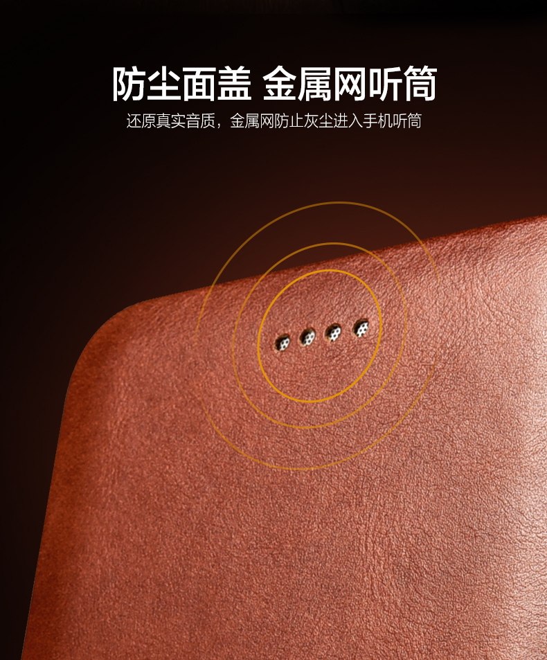 iCarer Curved Edge Vintage Series Side Open Handmade Genuine Cowhide Leather Case Cover for Samsung Galaxy Note 9