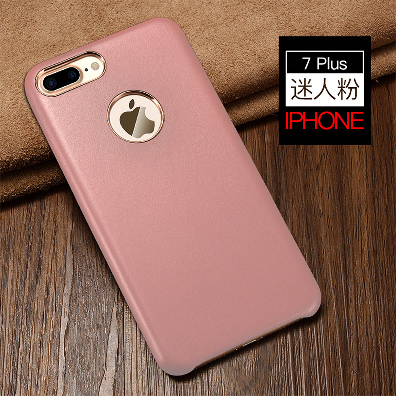 XOOMZ Business Style Handmade Genuine Lambskin Leather Back Cover Case for Apple iPhone 8 Plus & iPhone 8 & iPhone 7 Plus & iPhone 7