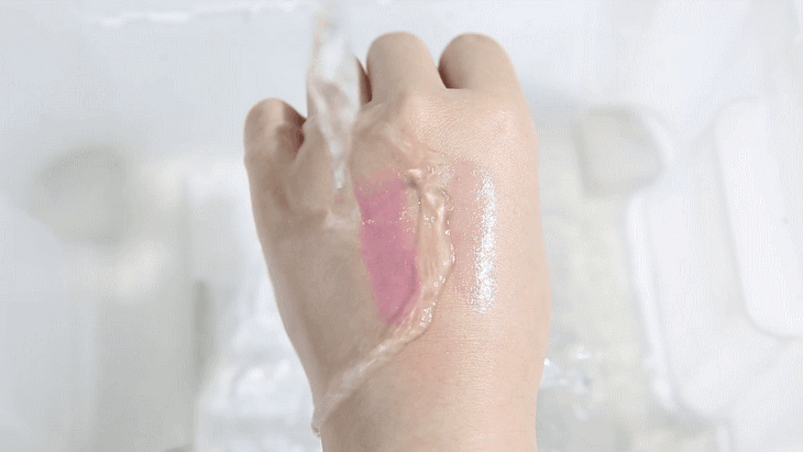 Thái Lan Mistine size dâu màu son dưỡng môi giữ ẩm màu hồng son bóng gradient không thấm nước bbia 02