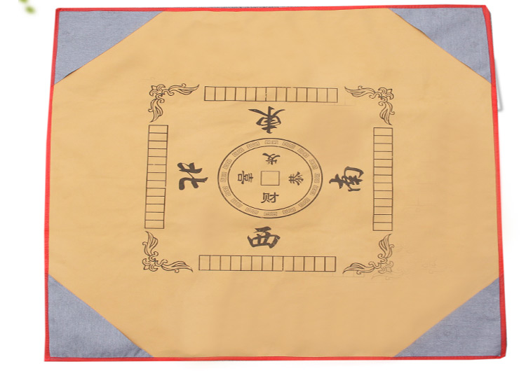 Mahjong mat mahjong mat mahjong vải khăn trải bàn dày silencer pad với túi nhà lớn vuông chăn pad - Các lớp học Mạt chược / Cờ vua / giáo dục bộ cờ vua bằng gỗ cao cấp
