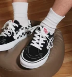 Vans, низкие шахматы, тканевые кроссовки подходит для мужчин и женщин, 4W