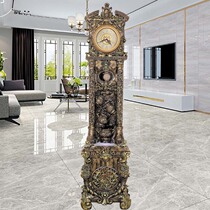 Living room floor clock large European style pastoral surface classical fashion home flowing water standing clock New Home clock clock clock