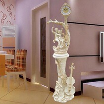 Living room floor clock European style retro clock modern simple standing clock decoration American big clock pendulum floor standing clock