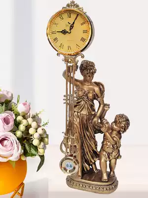 Living room sitting clock clock home decoration antique art clock fashion craft clock European watch personality home watch