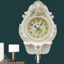 Lisheng Living Room Wall Clock European Antique Fashion Clock Simple Creative Wall Watch Mute Personality Home Clock Atmosphere