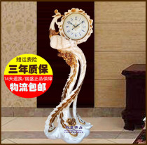 European style large creative floor Bell Villa living room antique standing clock simple seat clock solid wood generation simple art fashion