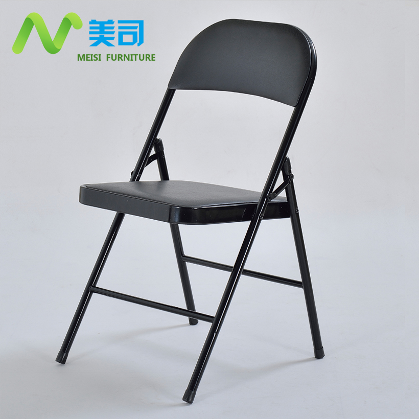 Beauty Division Leather Folding Training Chair Portable Conference Chair Simple Staff Computer Office Chair Guests reception chair-Taobao