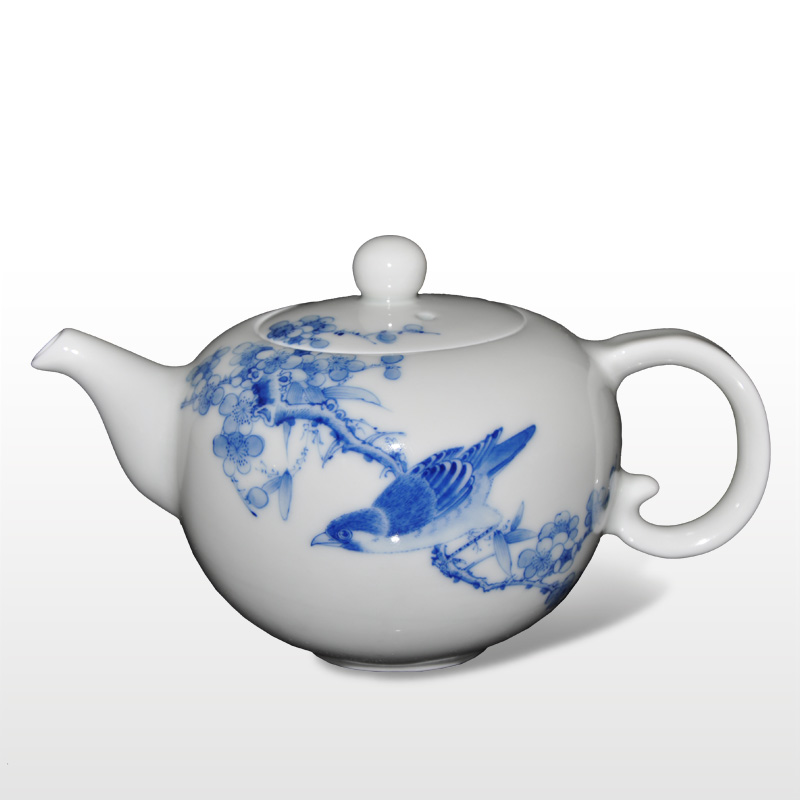 Offered home - cooked in jingdezhen porcelain hand - made porcelain tea set ceramic teapot famous Jin Hongxia manual tea kettle