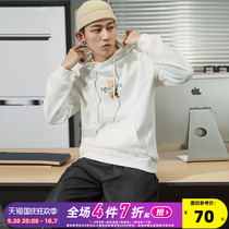 Tang Shi 2021 Spring Wear New Mens Sweatshirt Teen Hooded Loose Hong Kong Style Pullover Hoodie Jacket Ins Tide Brand