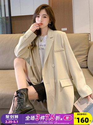 taobao agent Autumn classic suit jacket, black design top, trend of season