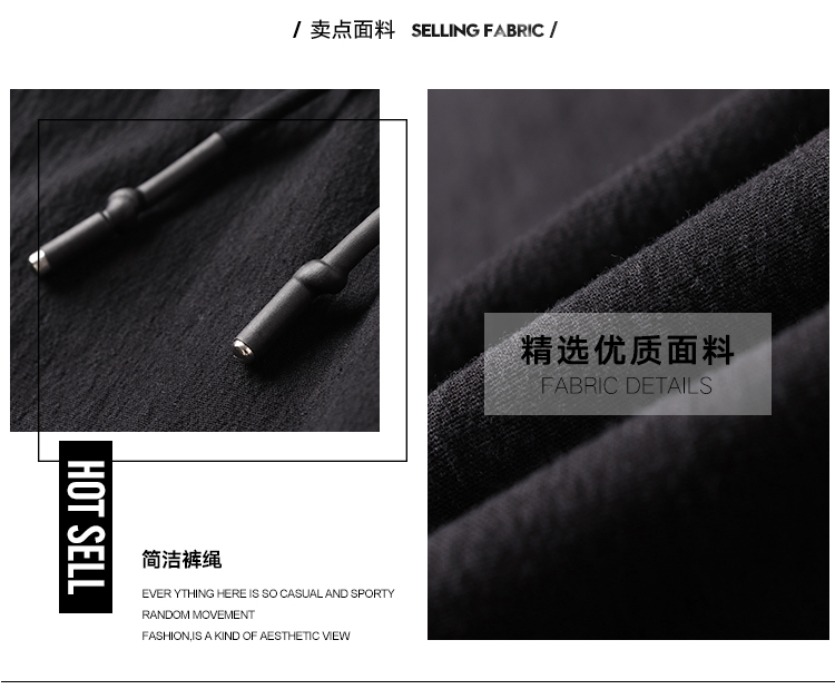 Quần âu Varsden / Walsdan nam phiên bản Hàn Quốc của quần thể thao màu rắn quần nam trẻ trung mới - Crop Jeans quần kaki nam