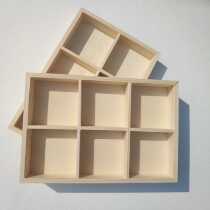 Liuge wooden box pine wood box oil painting stick gouache paint box creative handmade diy decoration box