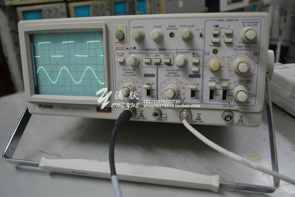 Warranty two years Color new second-hand oscilloscope 100M imported computer repair dedicated use video teaching