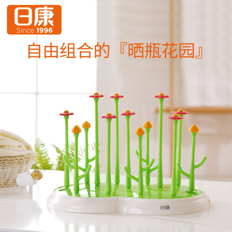 Rikang bottle drying rack, bottle rack, bottle drying rack, drying rack, baby baby bottle draining rack