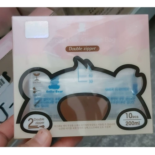 小白熊 Одноразовая ёмкость для хранения молока, увлажняющая сумка для хранения, 30 штук, 200 мл