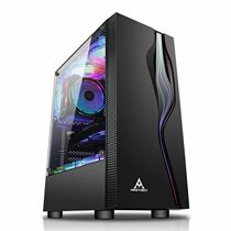 Blackstone Tower good time RGB light strip tempered glass glass side transparent bottom power game computer case