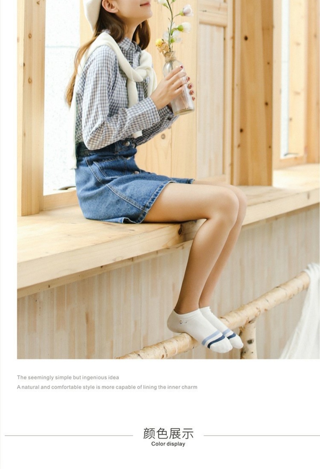 Caramella đóng hộp vớ cotton thêu bông thấm mồ hôi thấm hút mồ hôi thuyền vớ phụ nữ mùa hè vớ mỏng - Vớ bông tất chân nam