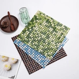 KASARO Коричневая кристаллическая мозаичная плитка по всей поверхности, самоклеящаяся наклейка на стену для ванной комнаты, бассейна, ванной комнаты