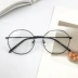 Gương phẳng nữ phiên bản Hàn Quốc của nghệ thuật retro đơn giản ins sinh viên mặt tròn khung tròn hoang dã là kính mỏng và mỏng nam thủy triều kính rayban nữ Kính khung