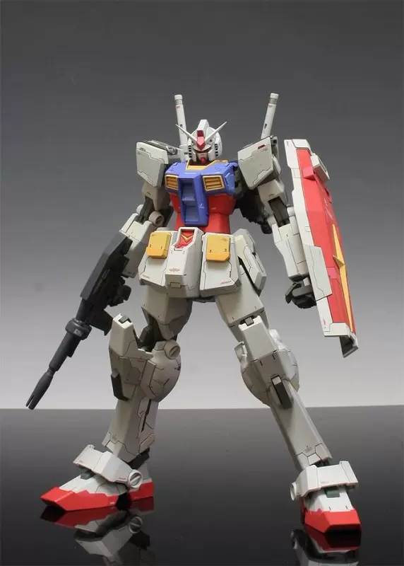 MK Mẫu W + R 1/100 RX-78-2 neuron nguyên bản thành viên nhựa sửa đổi đúc GK tay để làm nước trắng để dán - Gundam / Mech Model / Robot / Transformers