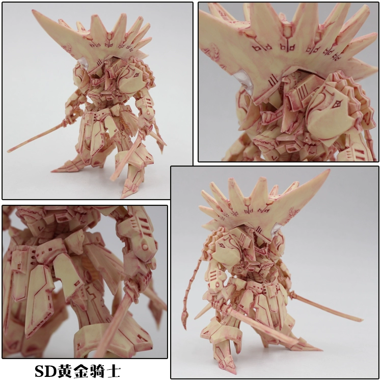 Mô hình MK Spot nhựa tay GK mô hình trắng câu chuyện năm sao SD Q phiên bản kogAT vàng hiệp sĩ headshot-2 - Gundam / Mech Model / Robot / Transformers mô hình bandai