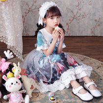 Children's children's clothing girl Lolita princess dress foreign style little girl dress lolita summer Lolita dress