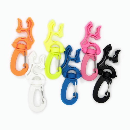 Дайвинг второй -голова головы быстро выгружать главную заднюю страницу дыхательного шланга с фиксированной фиксированной вешалкой пряжки BCD Регуляторный зажим