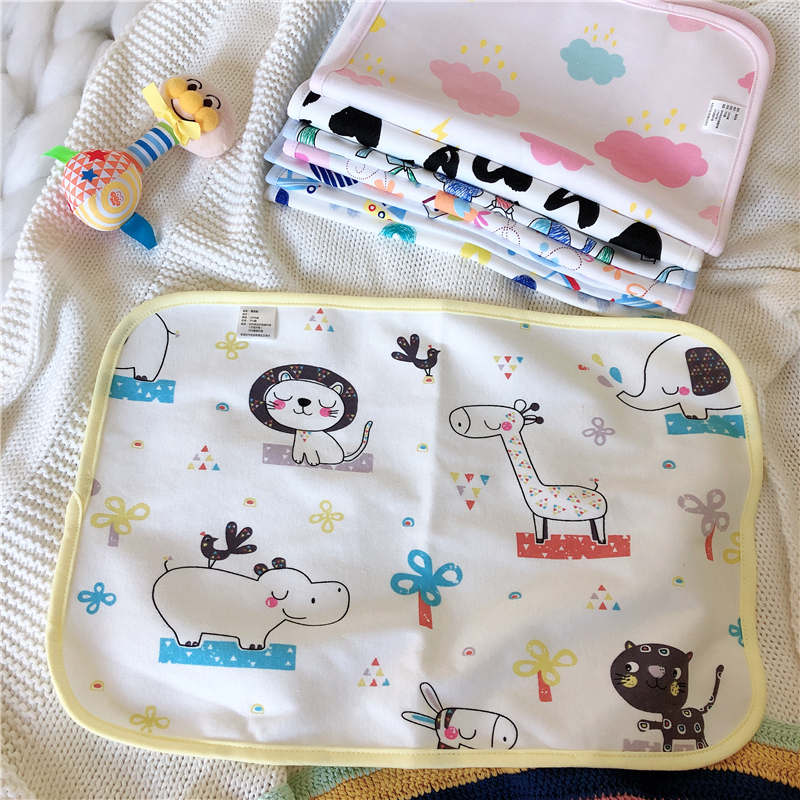 Baby anti-urine mat baby waterproof and breathable washable Menstrual Menstrual Aunt Mat Children Bamboo Fiber Mattress Anti-Urine Bed