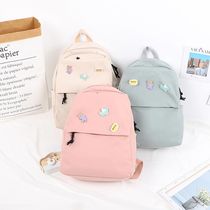  Schoolbag female primary school students 21 years old new ins style junior high school high school students Korean version of the forest college shoulders female off-white