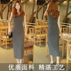 2024 New Model Modal Long Skirt Slim Fit Hip-covering Suspender Sleeveless Tank Top Women’s Summer Dress