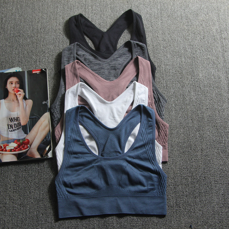 European and American Style! Thin, Non-Padded, Double-Layer Sports Bra for Women, Shockproof, Supportive Running Vest, Wireless Yoga Bra