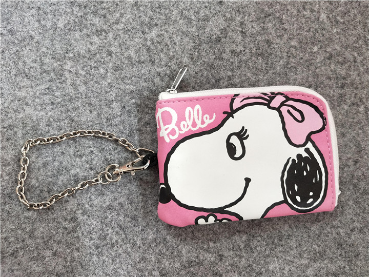 Nichidan foreign trade snoopy cartoon coin wallet Snoopy card bag key bag