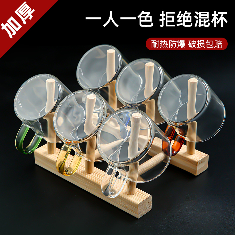 Glass Small Tea Cup Home Utiliti Tea Suit Transparent Water Cup Sub tea Master's cup Single cup with Tasting Cup-Taobao