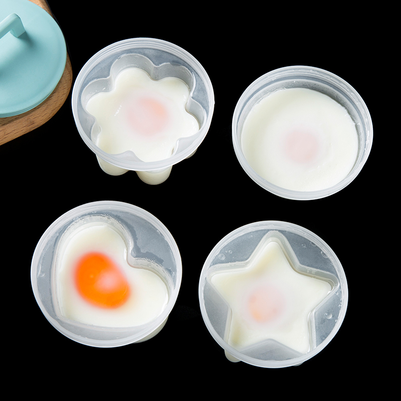 Love boiled egg mold household bagged egg cup breakfast cup without sticky steamer egg cup