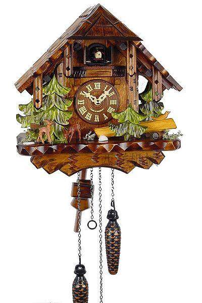 German Black Forest Engstler 427 Q Cucum Clock Quarantine Bell Wall Clock