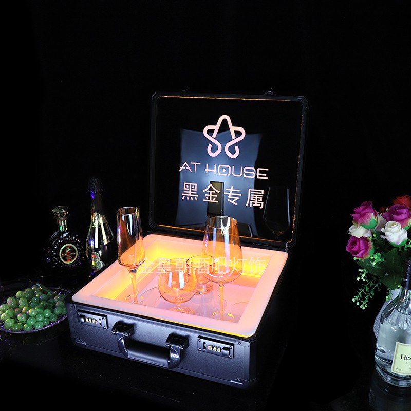 Bar Private bookings LED Wine Box Black Card Directors Cup with KTV Shine To Zun VIP Exclusive Cup Foreign Wine