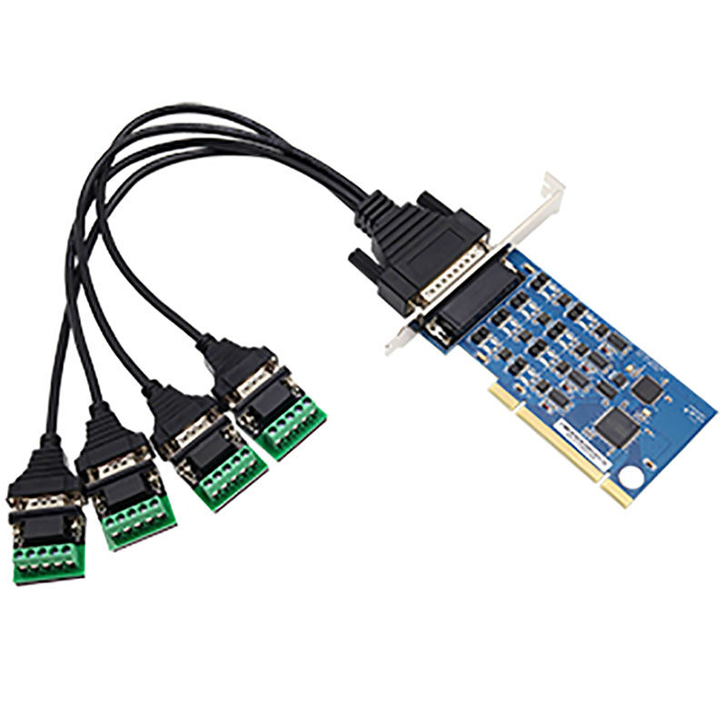 Yutai UT-7724 PCI sang 4 chiều 485/422 thẻ mở rộng máy tính đa nối tiếp thẻ chuyển đổi RS485 thiết bị đầu cuối đầu cắm micro usb jack micro usb cái