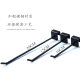 Bold card black and white card tube hook 1.0 cm bayonet square tube beam shelf jewelry hook 20mm square tube straight hook