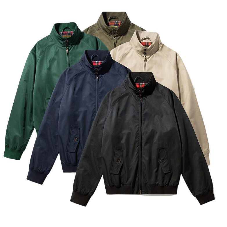 Classic Model from National Cotton Factory No. 1, Celebrity-Inspired Stand-Collar Casual Harrington G9 Jacket, Classic Abb Golf Jacket