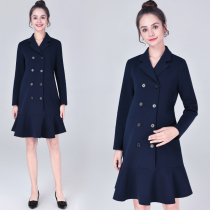 Pregnant womens clothing 2020 autumn and winter New pregnant womens long fishtail skirt fashion career thin tide