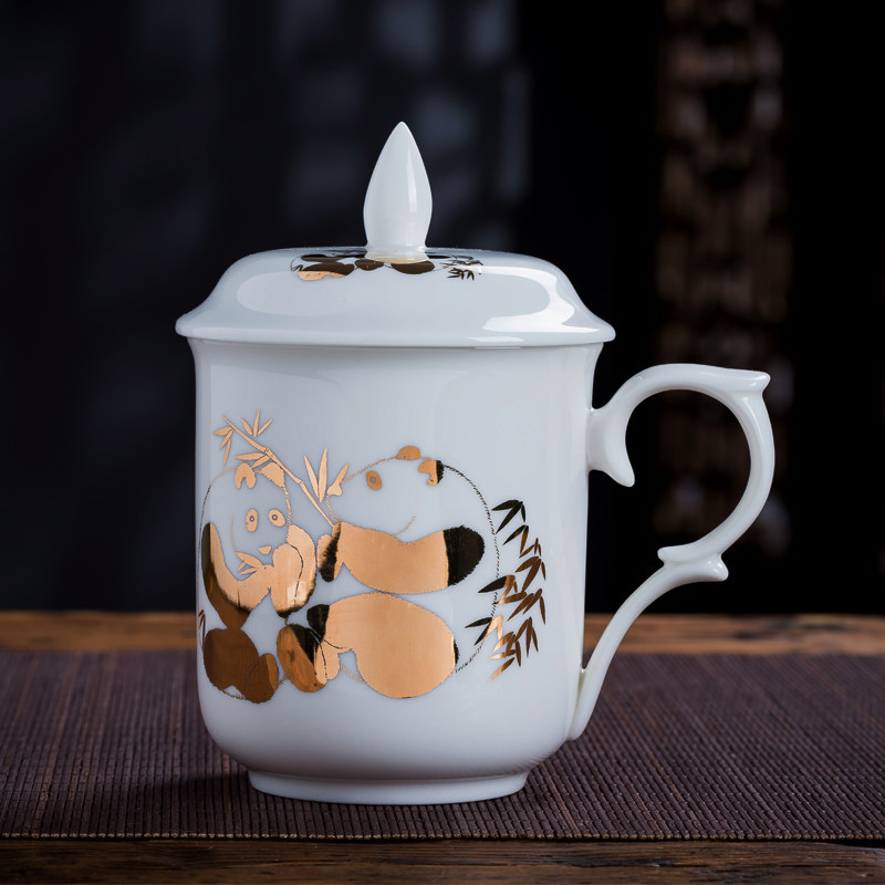 Jingdezhen ceramic ipads China cups contracted household glass keller cup of milk a cup of coffee cup office meeting