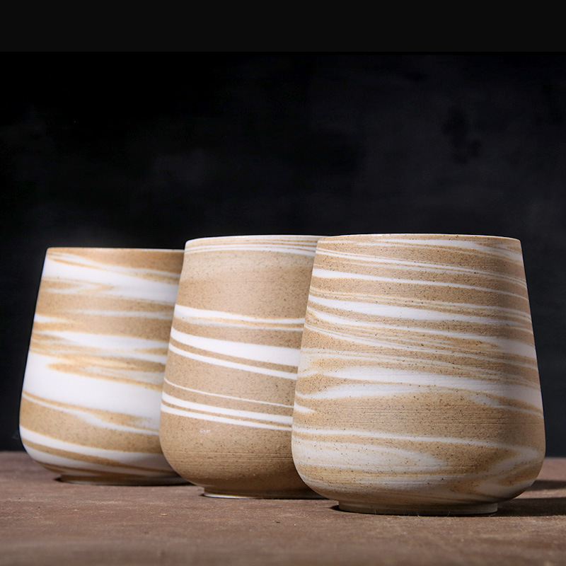 Poly real view jingdezhen Japanese manual move mark cup fine ceramic clay primary ground grain coffee cups of tea cups